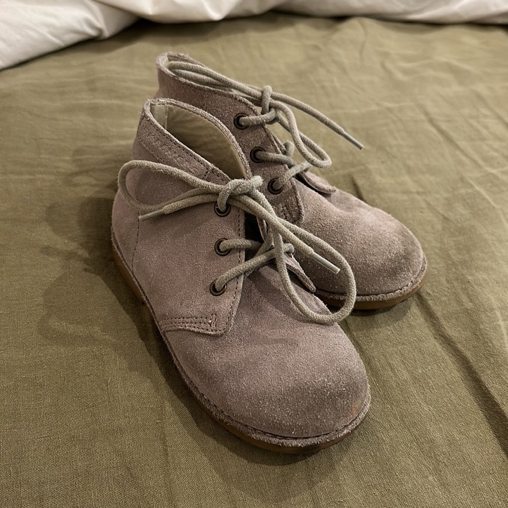 Grey Sketchers desert boots size 10.5